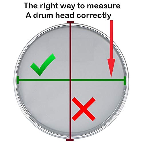 Remo DX-Series Skyndeep Clear Tone Doumbek Darbuka Sombaty Size Drumhead - Yellow Mist Graphic 9''