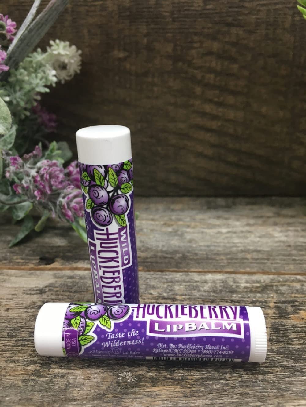 Wild Huckleberry Lip Balm - Fresh Huckleberry Flavor