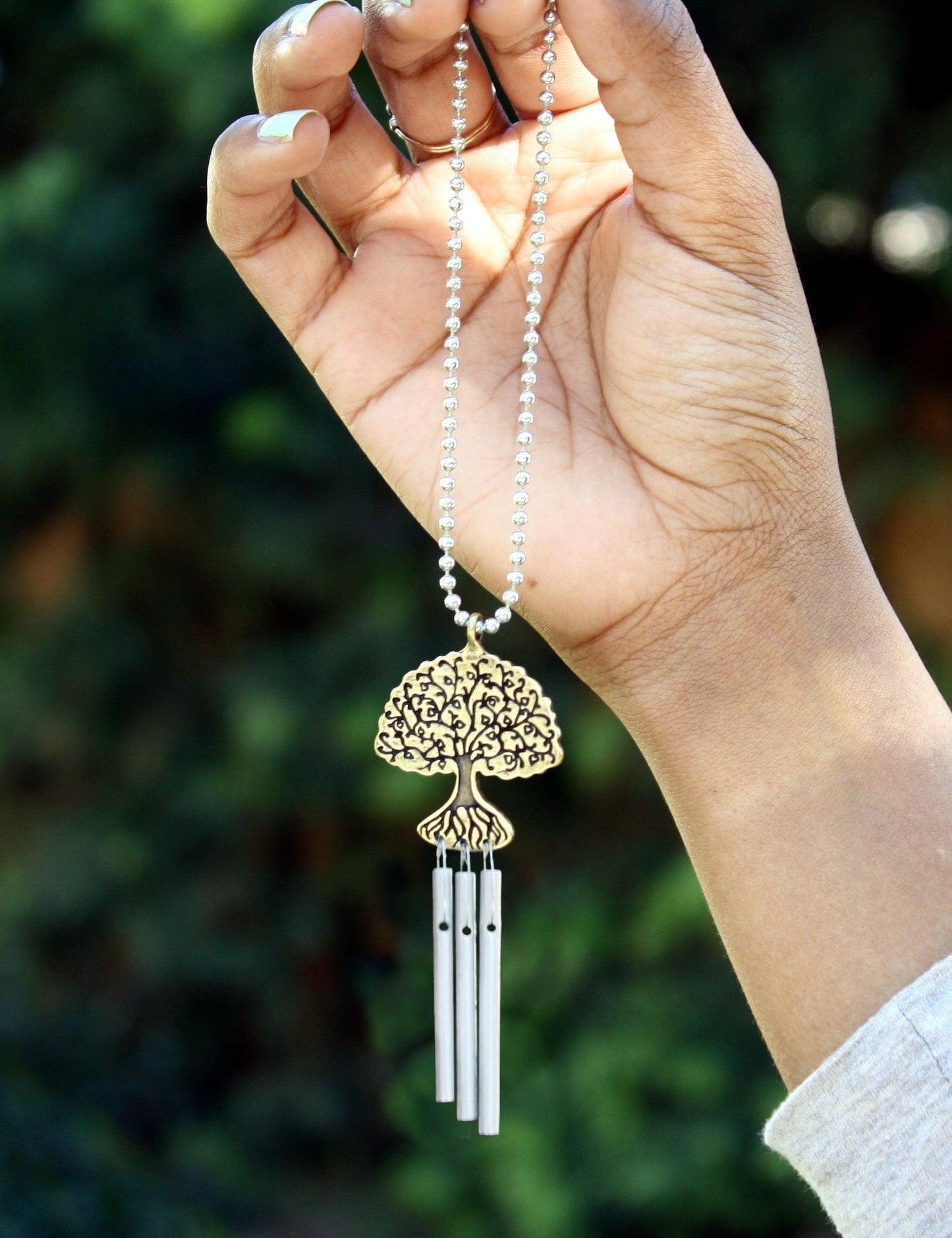 Jacob's Musical Car Charm, Tree of Life, Mini Wind Chime