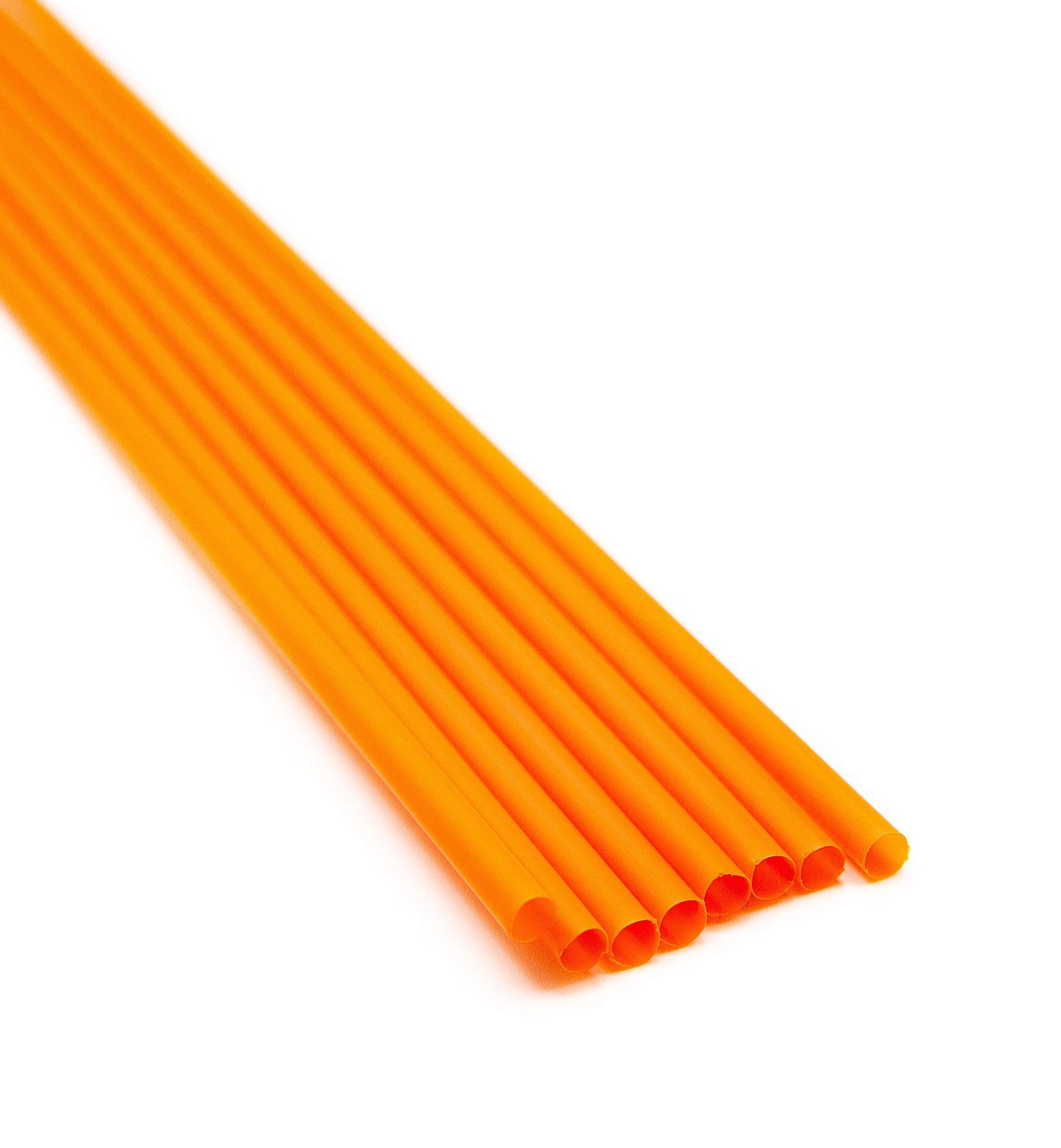 Made in USA Pack of 250 Unwrapped Plastic Drinking Straws