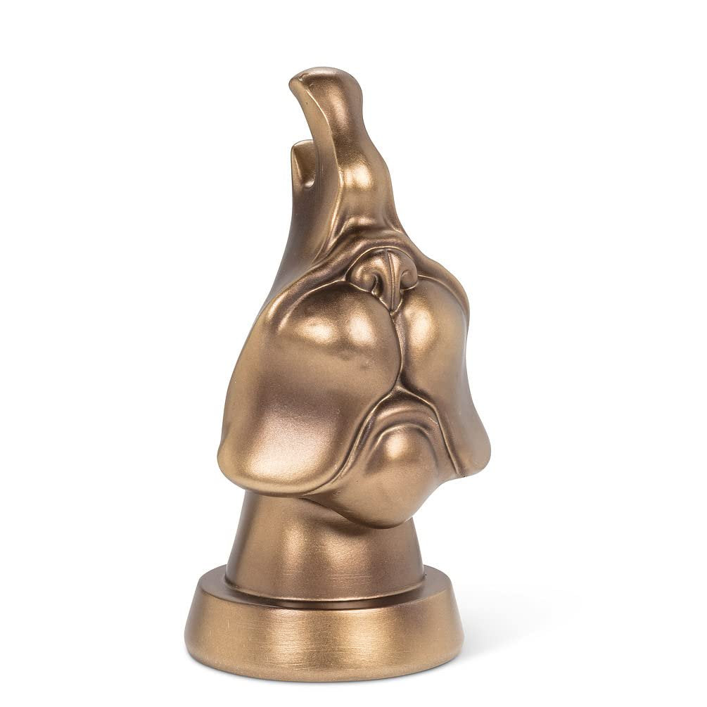 Dog Face Eyeglass Holder-Bronze