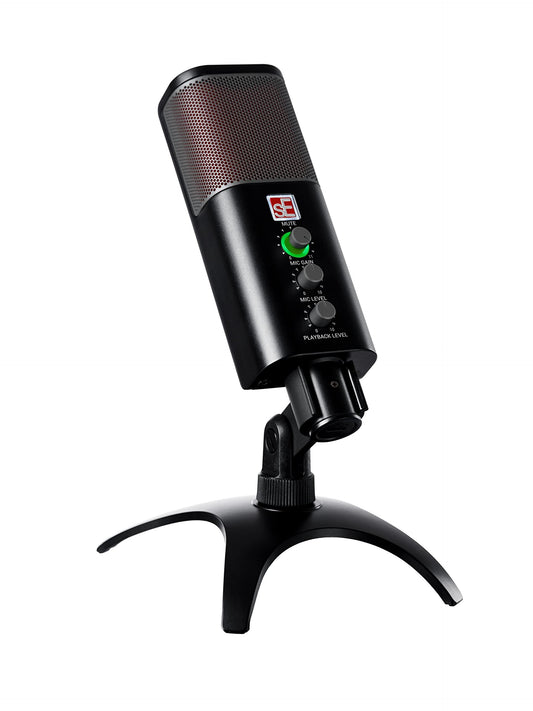 SE Electronics NEOM-USB USB Condenser Microphone, Black
