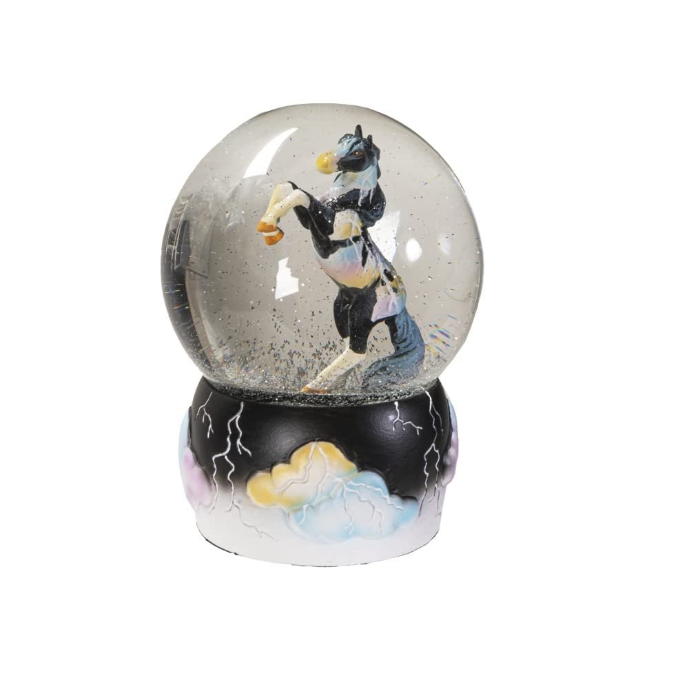 Pacific Giftware The Trail of Painted Ponies Fury Water Globe, 5.31-inch Height, Resin and Glass, Home Décor