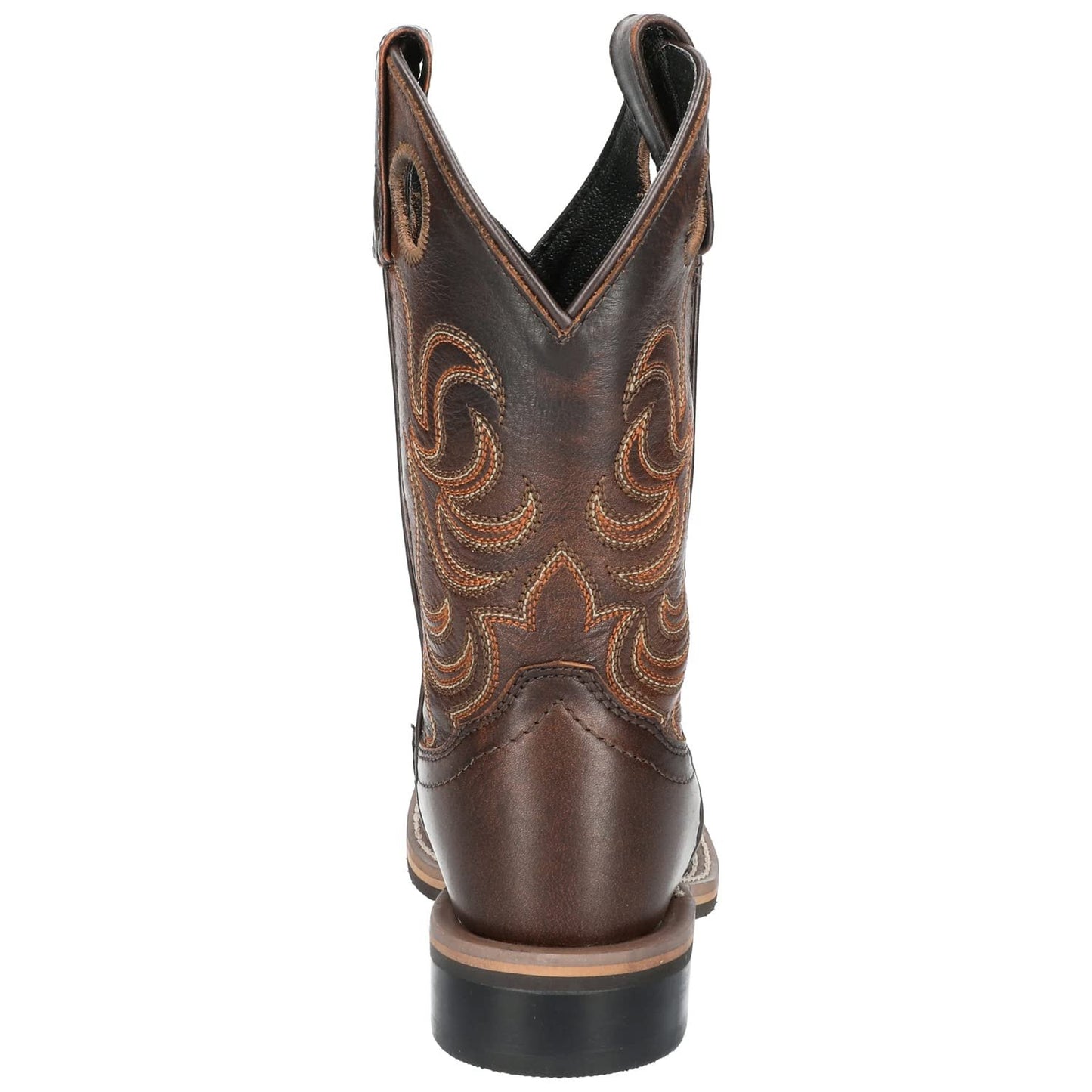 Smoky Mountain Boots Kids' Landry Western Boot, Big Kid, Chocolate Brush Off, Medium, Size 4 US