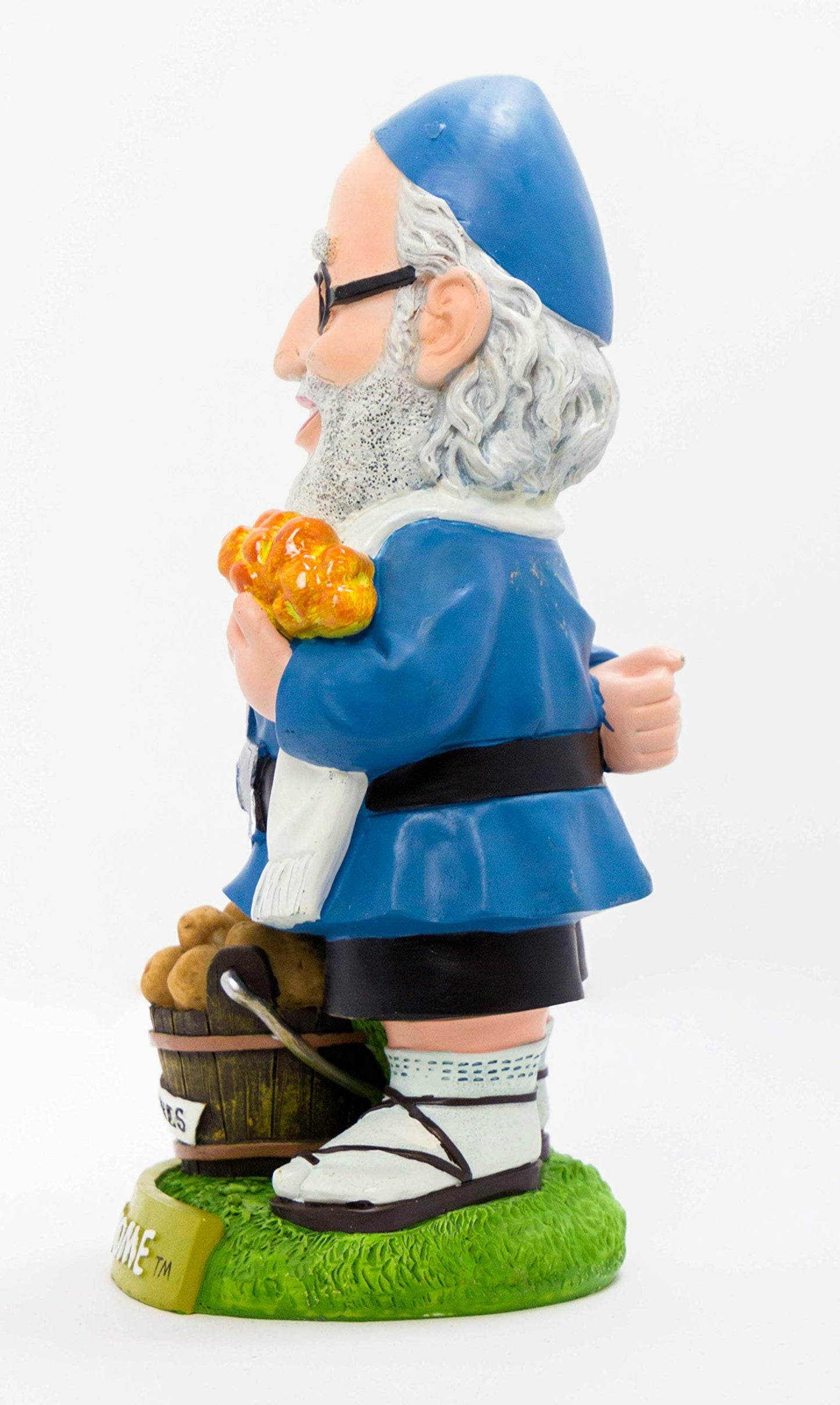 GNOMBRE INC Shalom Gnome - Indoor/Outdoor Garden Gnome Statue, 13" Tall