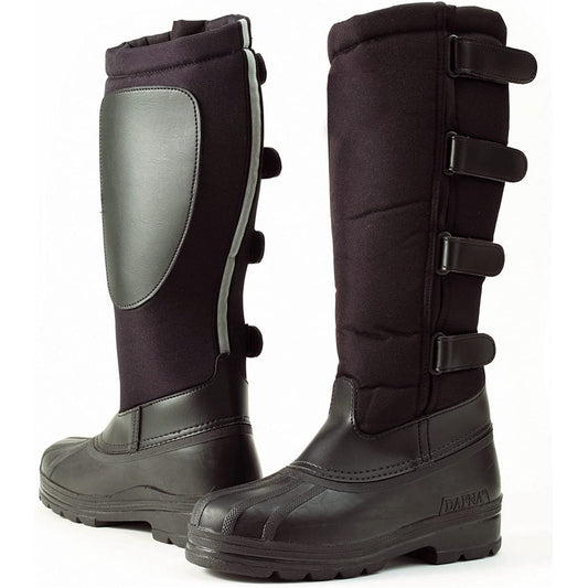 Ovation Women's Blizzard Durable Water-Repellent Fleece-Lined Canvas Equestrian Horse Riding Winter Boots