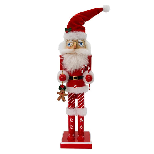Kurt Adler 15-inch Wooden Santa Claus Nutcracker