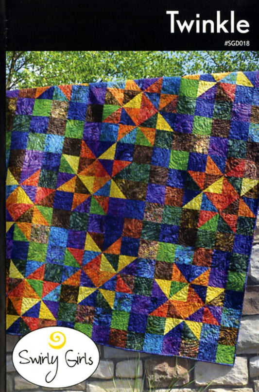 Twinkle Quilt Pattern by Swirly Girls - 4 Sizes - SGD018