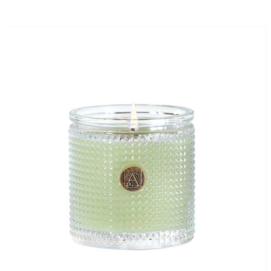 Aromatique, Grapefruit Fandango Textured Glass Candle, 6 Ounces