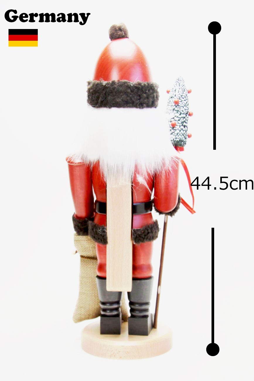 Christian Ulbricht German Christmas Nutcracker Santa Claus with Teddy - 44,5 cm / 18 inch - Authentic German Erzgebirge Nutcrackers