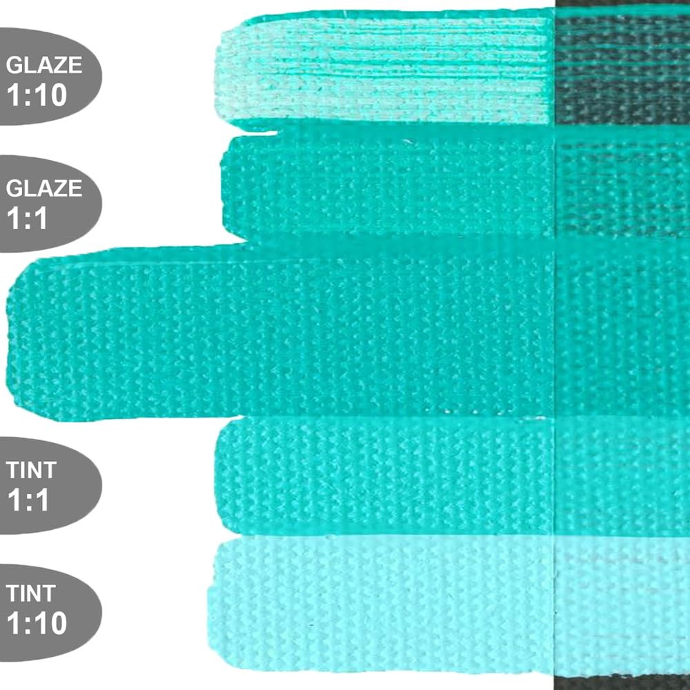 OPEN Slow-Drying Acrylics by GOLDEN, Violet and Blue, Professional Acrylic Paint