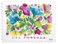 Celebration Blooms 2024 (Sheet of 20) First-Class Mail Forever Postage Stamps