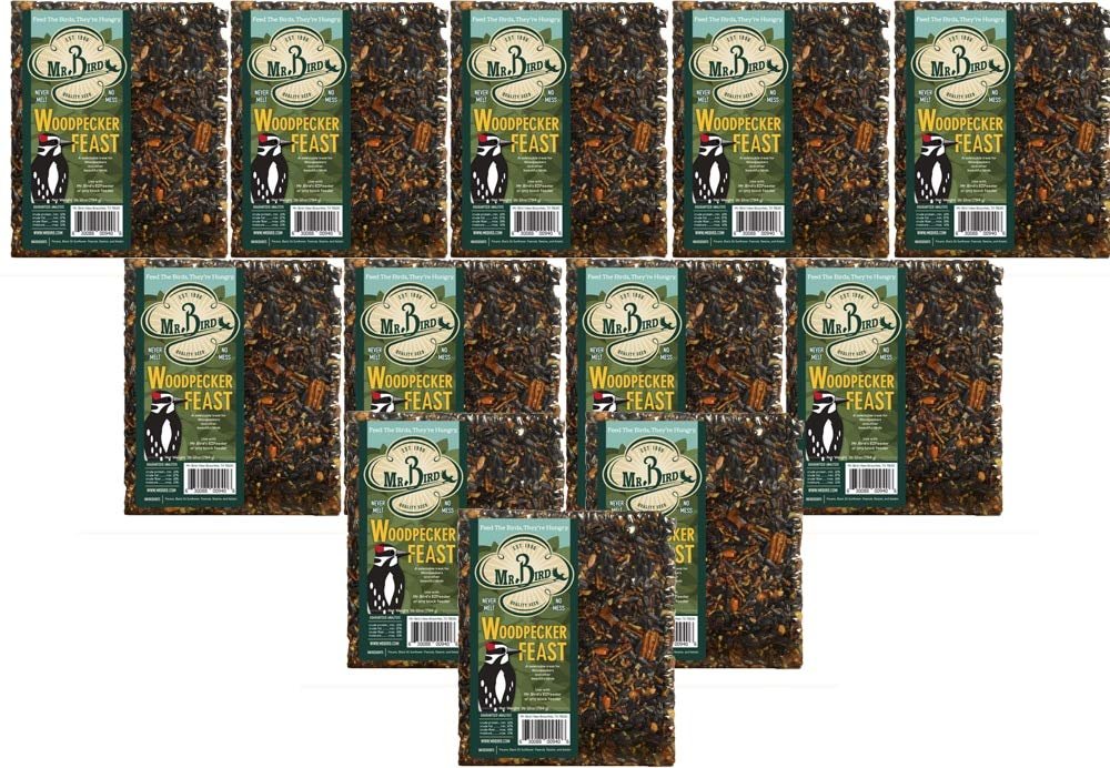 Mr. Bird Woodpecker Feast Large Wild Bird Seed Block 1 lb. 12 oz.