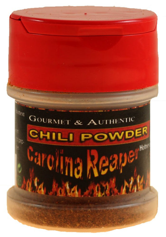 Chocolate Carolina Reaper Pepper Flakes by Magic Plant - 2 Oz - Extremely Hot Rare Chili Strain 2M SHUs |Fruity with Smoky Hints| Fiery Kick to Meats, BBQ, Desserts