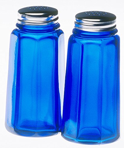 Salt & Pepper Shaker Set - Paneled Pattern - American Made - Mosser Glass USA