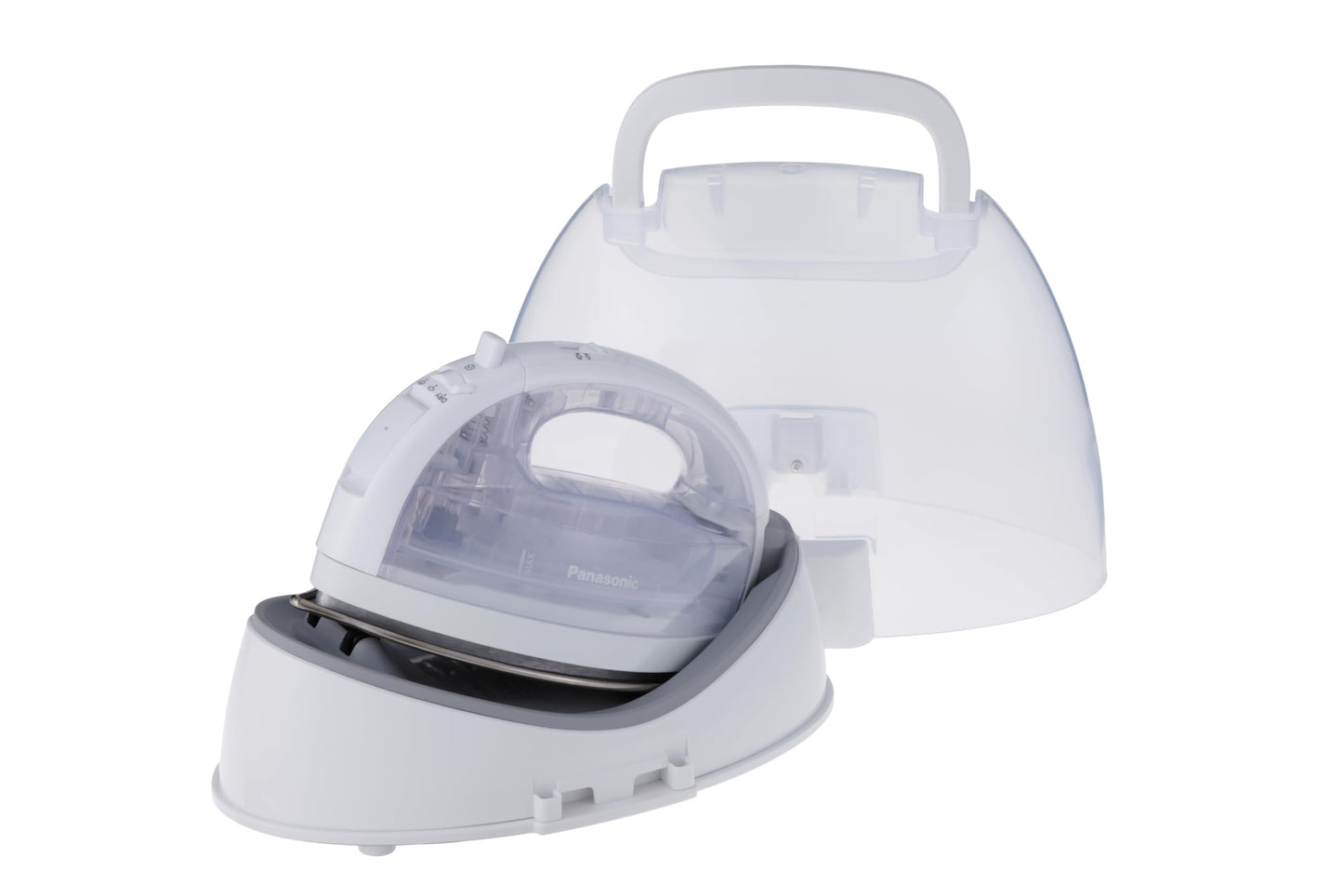 Panasonic Cordless Steam/Dry Iron, 1500W Wide Stainless Steel Plate