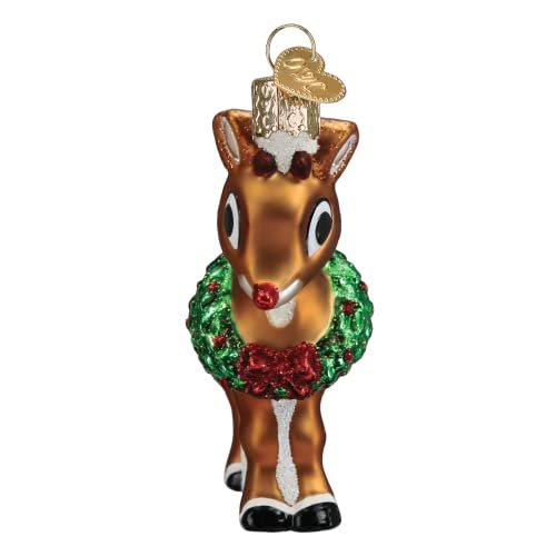 Old World Christmas Rudolph The Red-Nosed Holiday Ornament