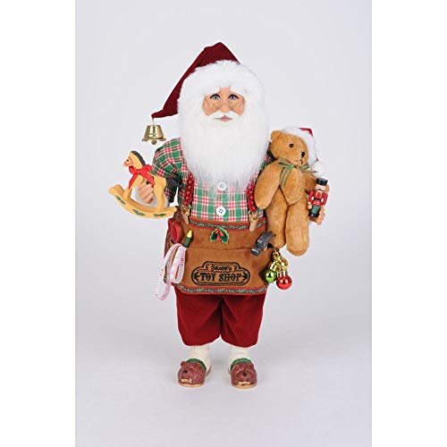 Karen Didion Originals Toymaker Santa Figurine, 17 Inches