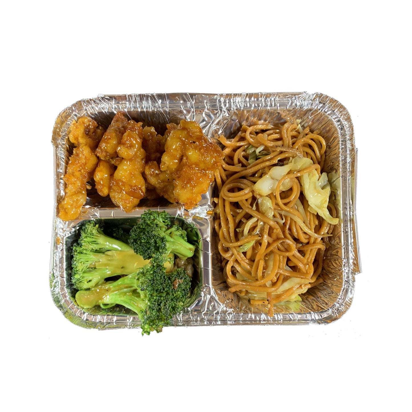 Disposable Aluminum Foil Tray with Paper Board Lids (Pack of 20 sets) – 3 Compartment Foil Pan