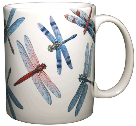 WILD COTTON Dragonfly Wrap 11 Ounce Ceramic Coffee Mug (WC306M)