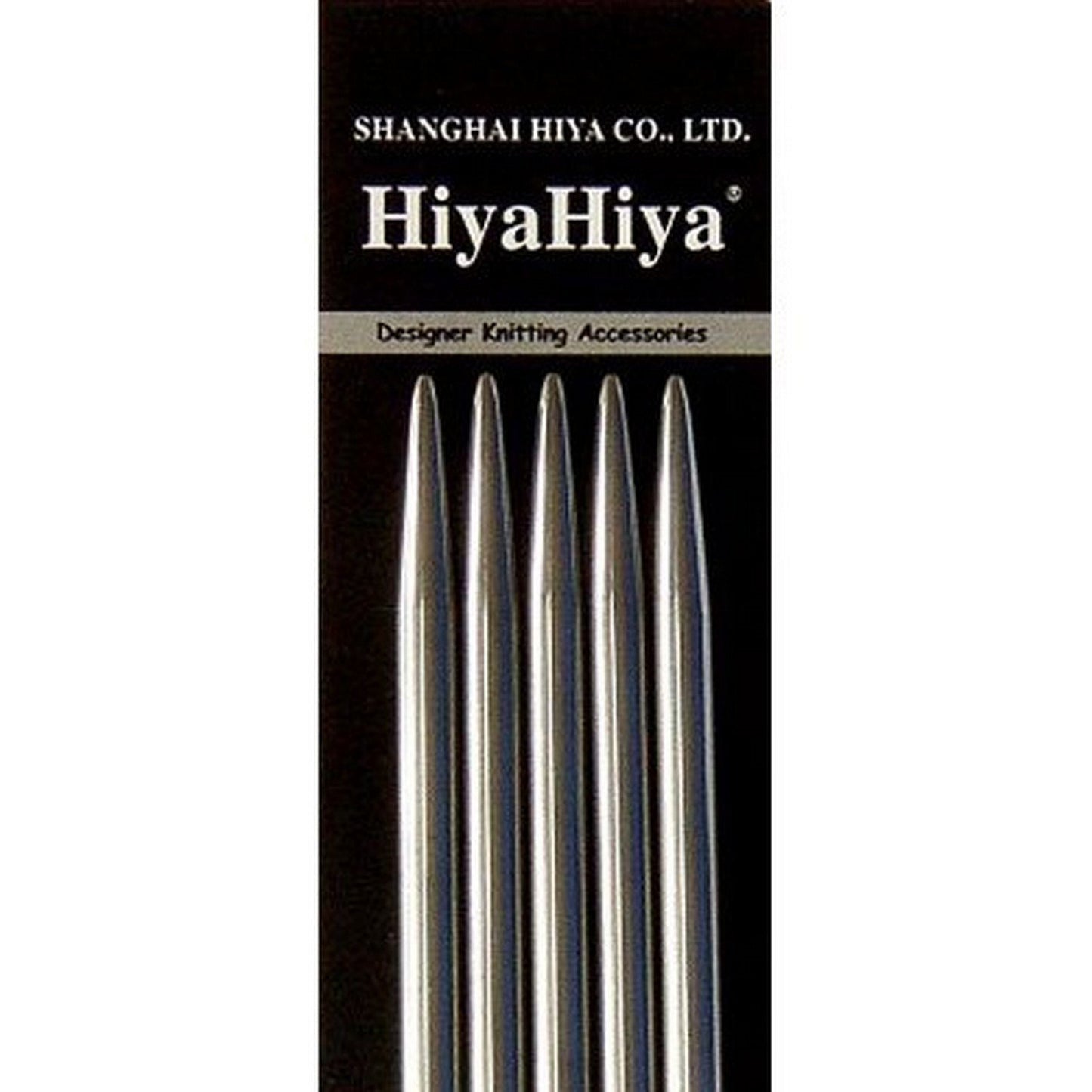 HiyaHiya Double Point 6 inch (15cm) Steel Knitting Needles (Set of 5) Size US 000-000 (.70mm) HISTDP6-6-0