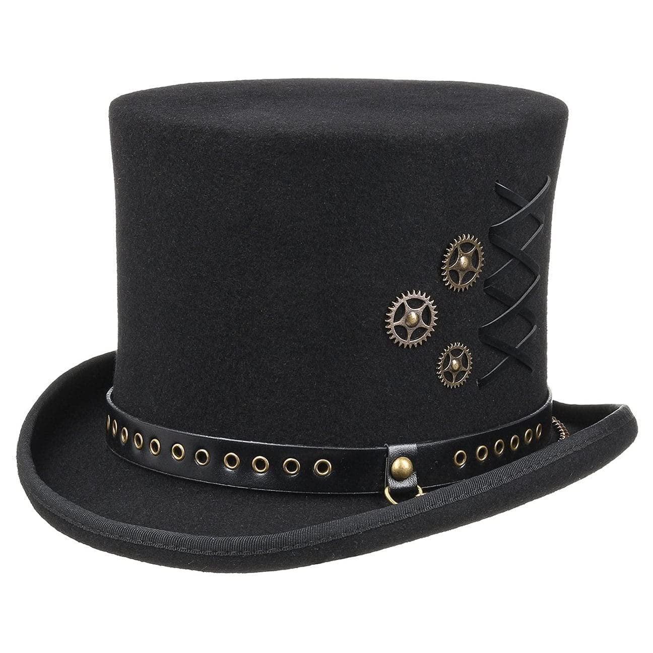 Wool Steampunk Top Hat by Conner Hats