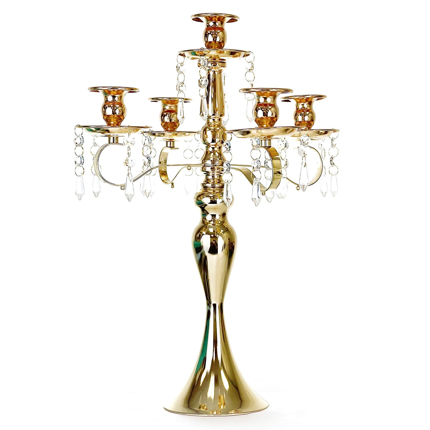 Allgala Crystal Metal Plated Tealight Votive Decorative Candle Holder