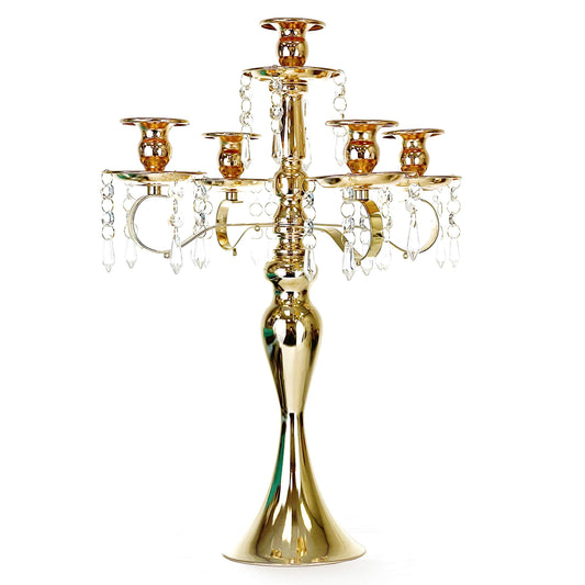 Allgala Crystal Metal Plated Tealight Votive Decorative Candle Holder