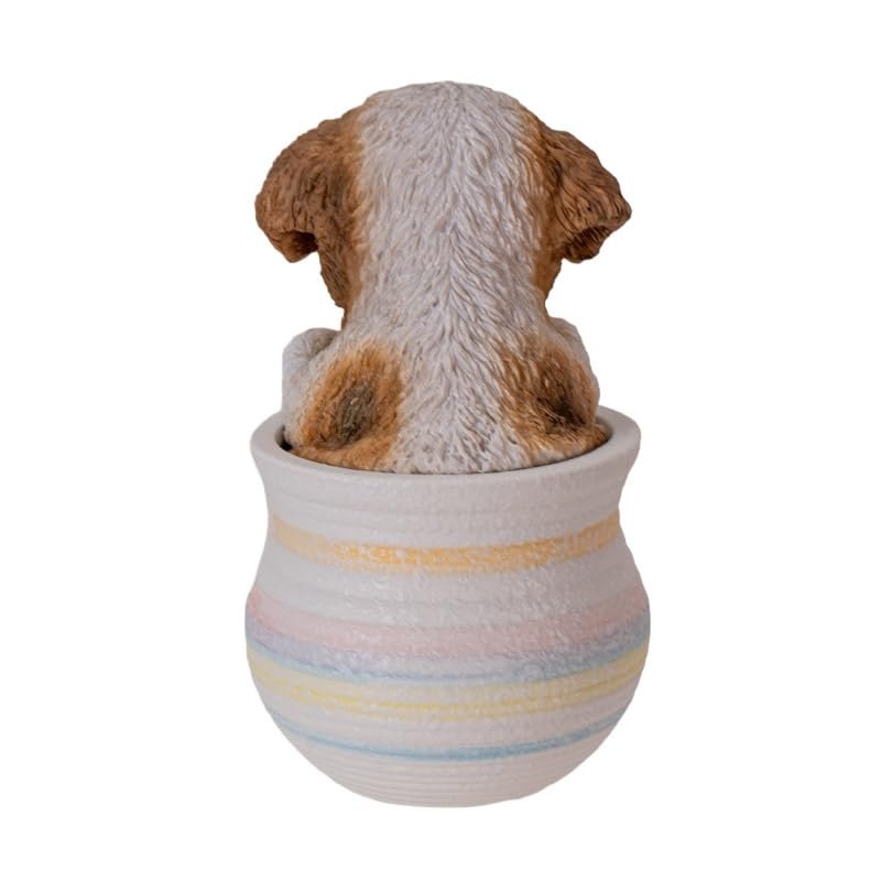 Pacific Giftware Shih Tzu in Pot, Decorative Statue with Shih Tzu in Pot, Keepshake Piece of Any Dog Lover