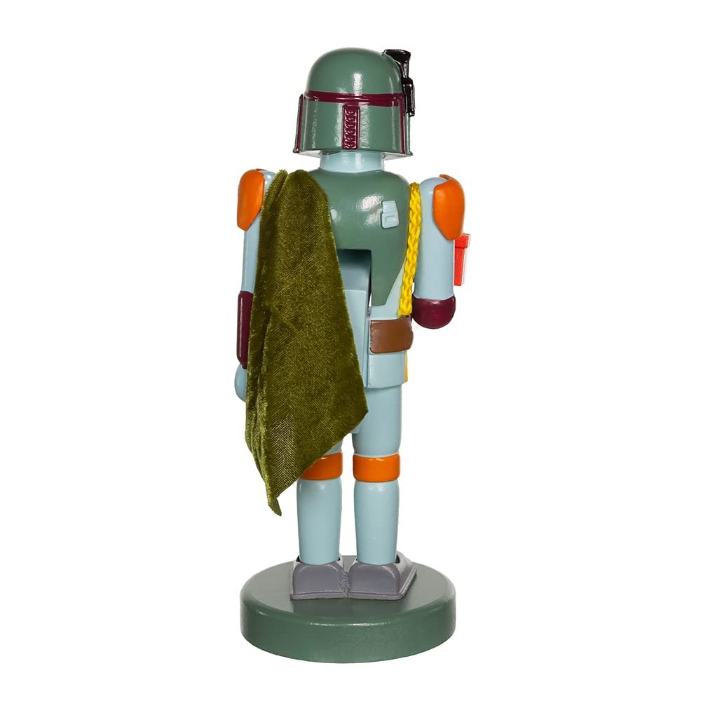 STAR WARS Kurt Adler 10-Inch Boba Fett with Present Nutcracker