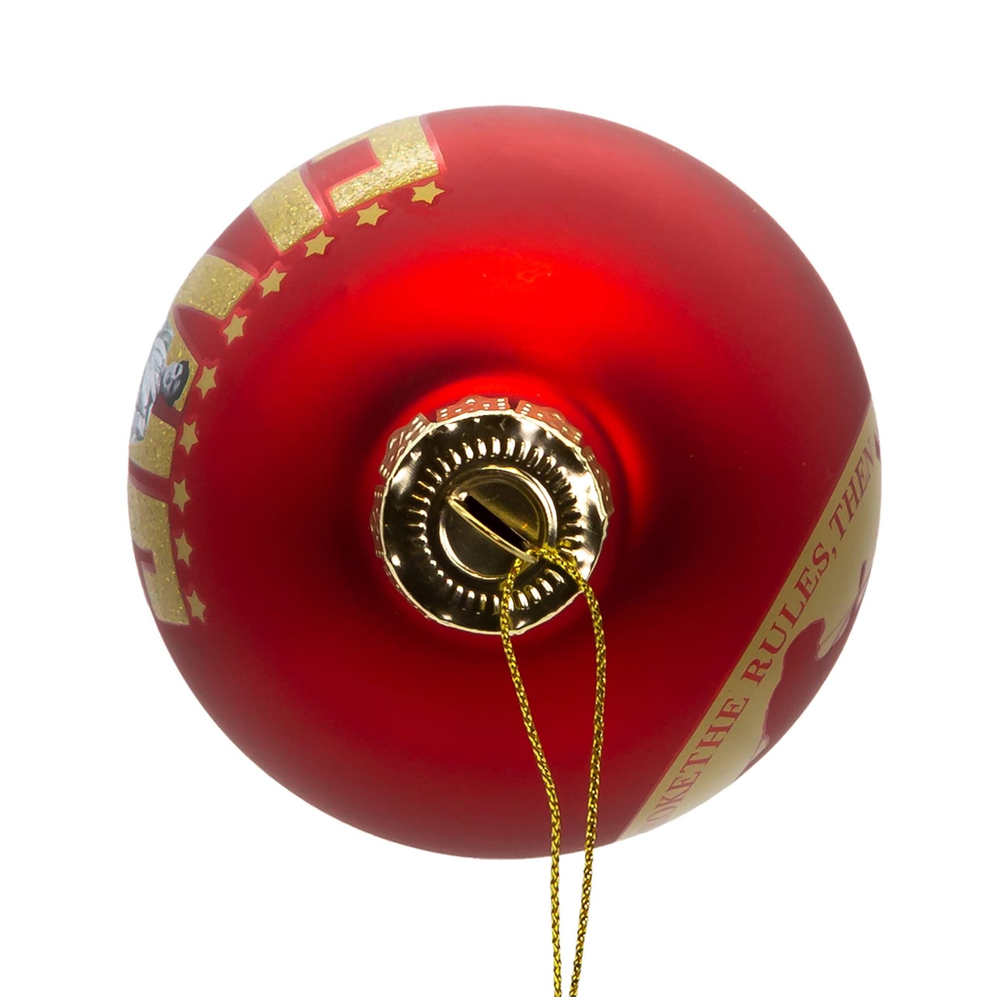 Kurt Adler 80MM Elvis Presley® Red Glass Ball Ornament