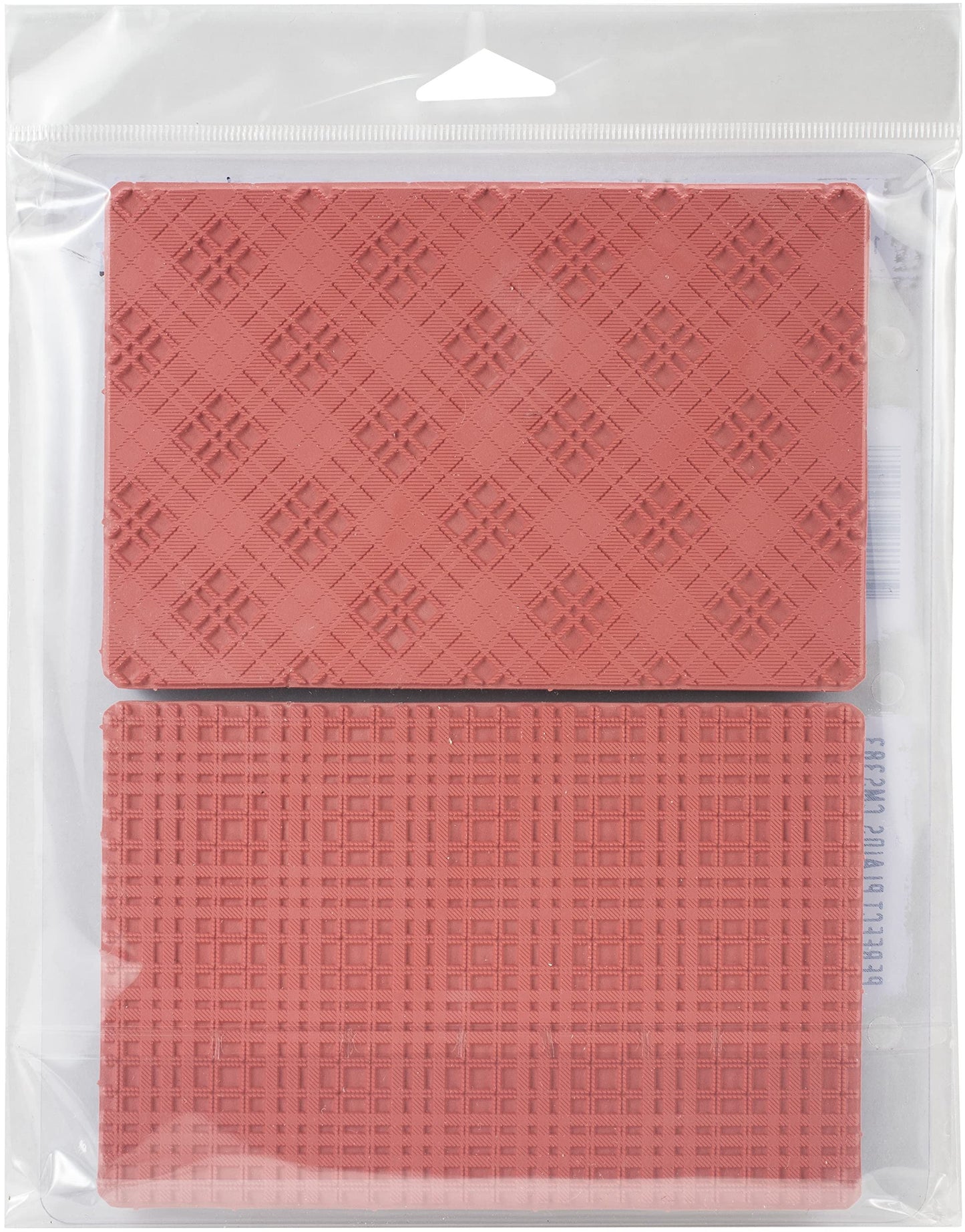 Tim Holtz - Stampers Anon Cling RBBR Stamp Set PFCT, Perfect Plaid