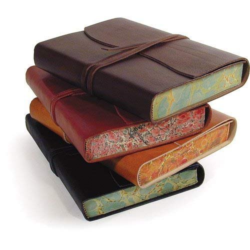 Cavallini Roma Lussa Journals Black 5 x 7, 416 Softbound Leather