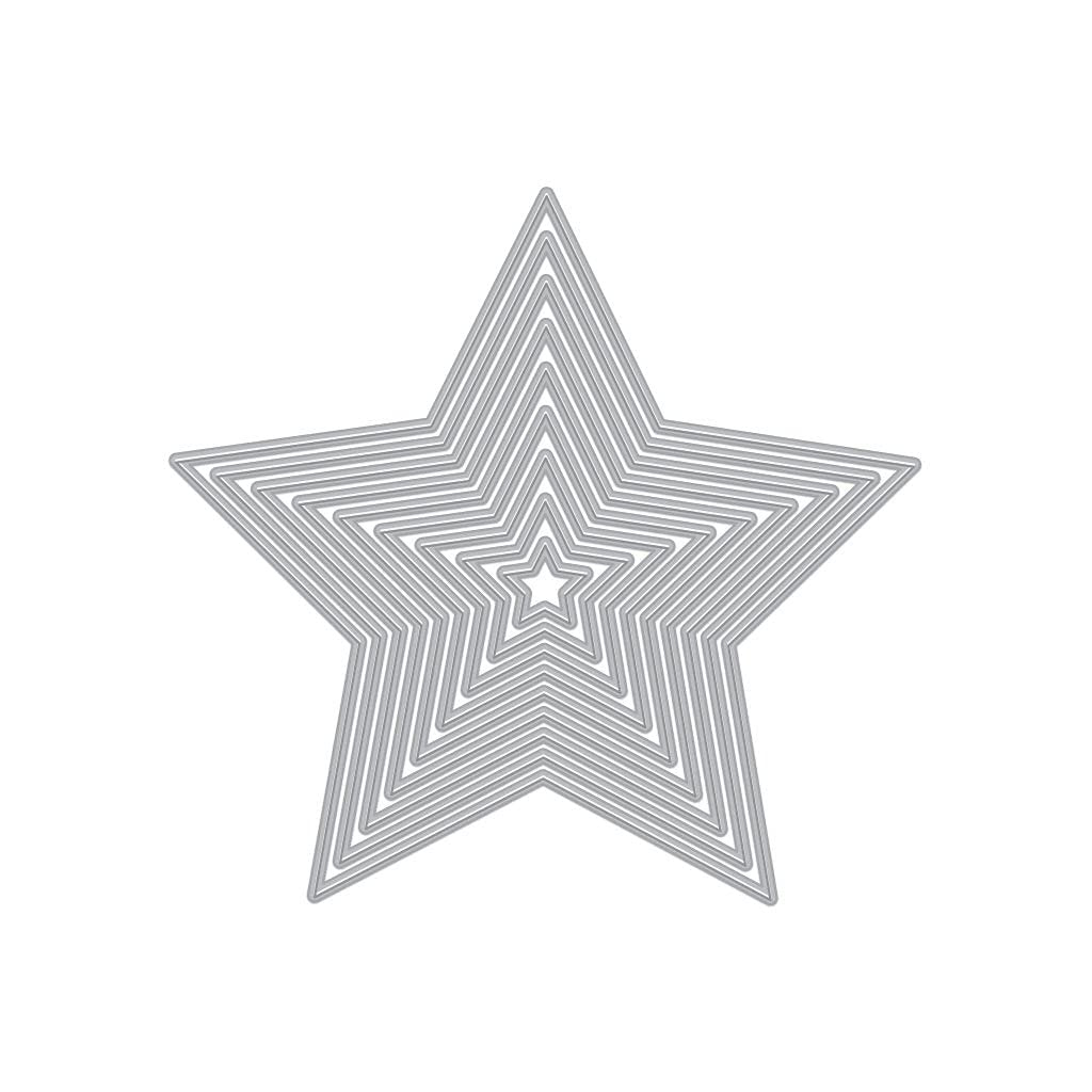 Hero Arts DI821 5-Point Stars Infinity Dies Steel Die Set