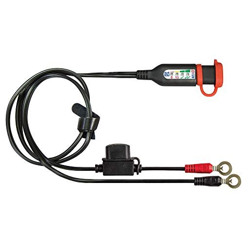 Optimate cable O-128v2, Ring Terminal Harness with Integrated Battery Status/Charge System Monitor, Auto/Marine, Smart