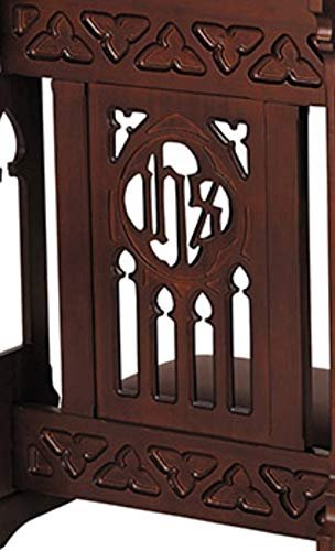 CB Church Suppply Florentine Collection Kneeler - Walnut