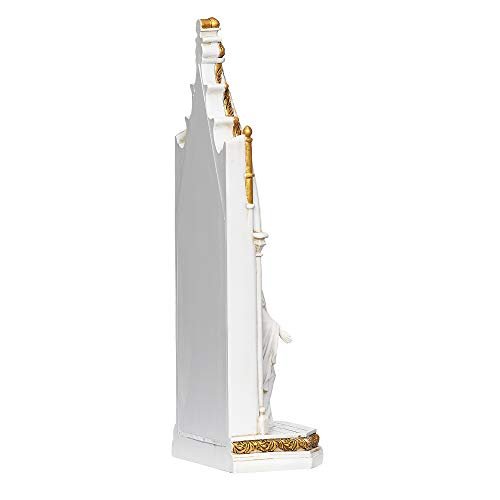 Joseph's Studio by Roman - Our Lady of Grace Arch Window LED Figure, Renaissance Collection, 11.75" H, Resin and Stone, Religious Gift, Decoration, Battery Operated