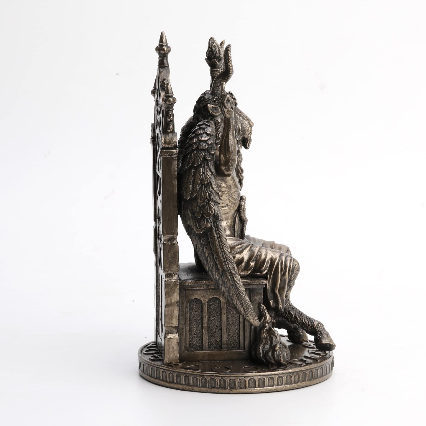 Veronese Design 9 1/2 Inch Statue of Baphomet Resin Statue Antique Bronze Occult Gift