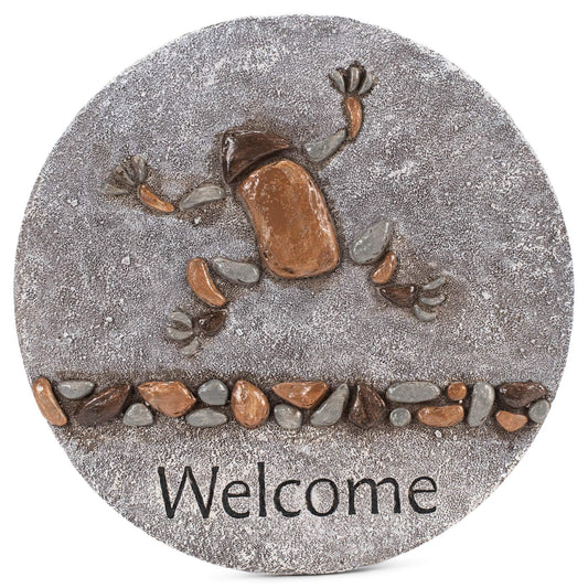 Roman Giftware Inc., Garden Collection, 11.75" D Frog Stepping Stone,Religious, Inspirational, Durable (11x11x1)