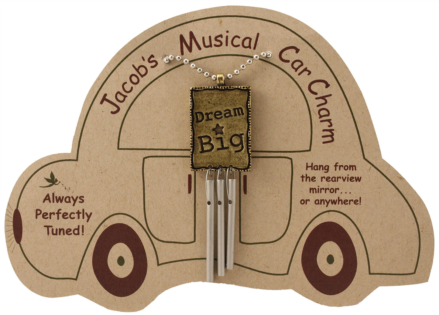 Jacob's Musical Car Charm, Dream Big, Mini Wind Chime