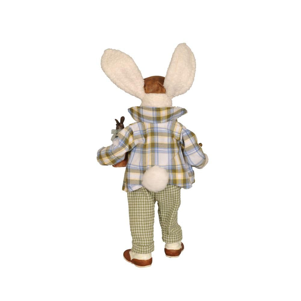 Karen Didion Gentleman Bunny Figurine, 20 inches