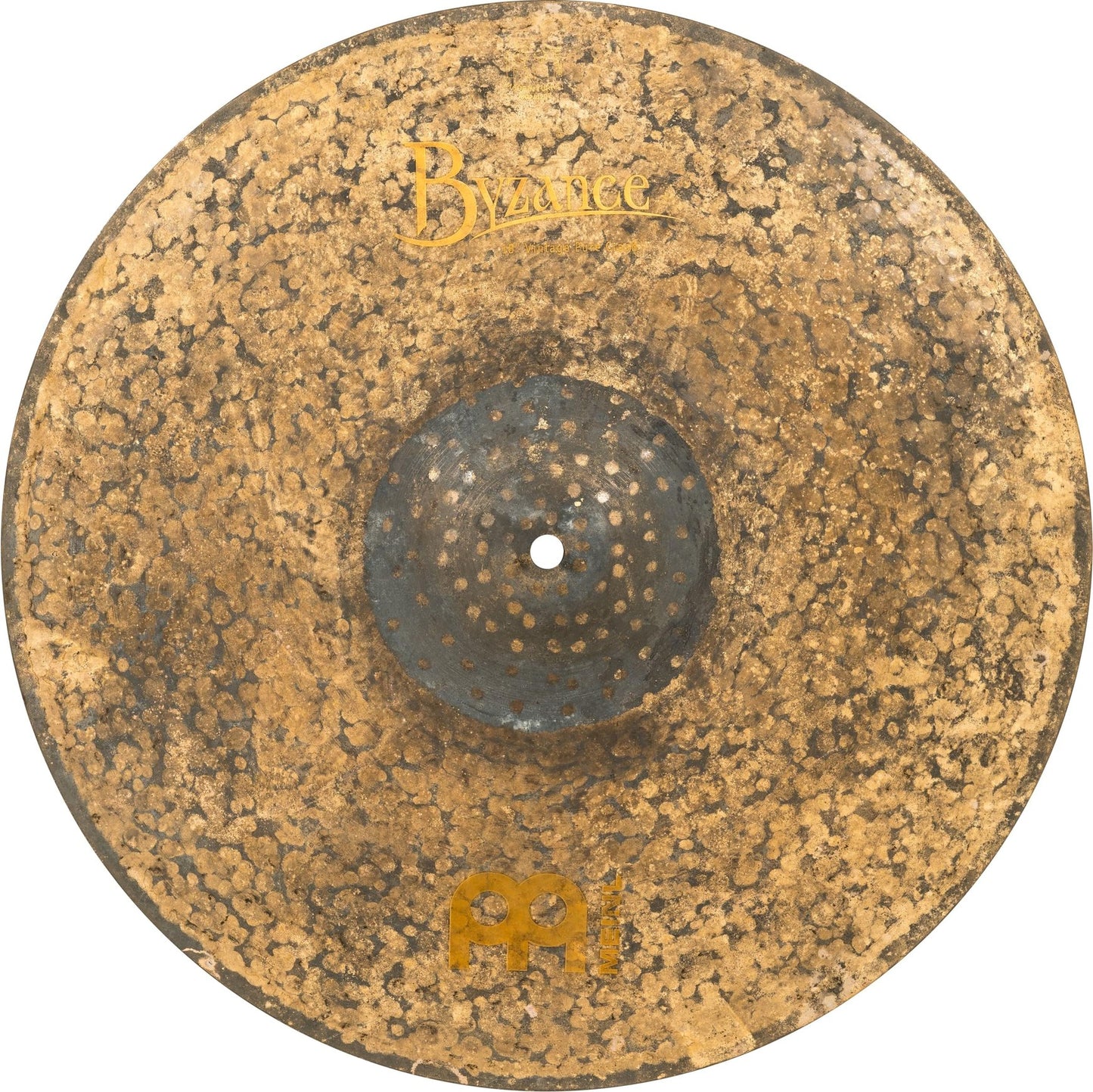 Meinl Cymbals Byzance 18" Vintage Pure Crash — Made in Turkey — Hand Hammered B20 Bronze, 2-Year Warranty, Raw, (B18VPC)