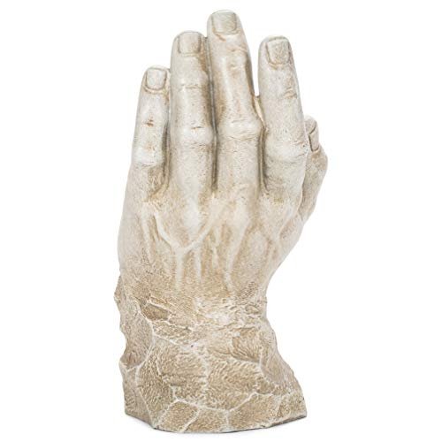 Joseph's Studio by Roman Inc., in The Palm of HIS Hand, Garden Collection, Religious Statue, Holy Family, Memorial, Angel, Patron Saint, Garden Décor (11x5x7)