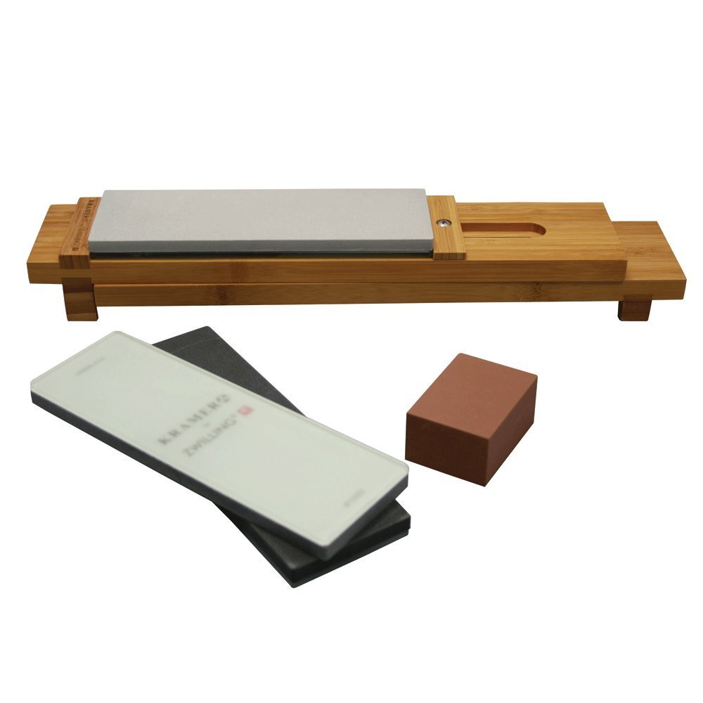 Bob Kramer by ZWILLING J.A Henckels 6-pc Glass Water Stone Sharpening Set