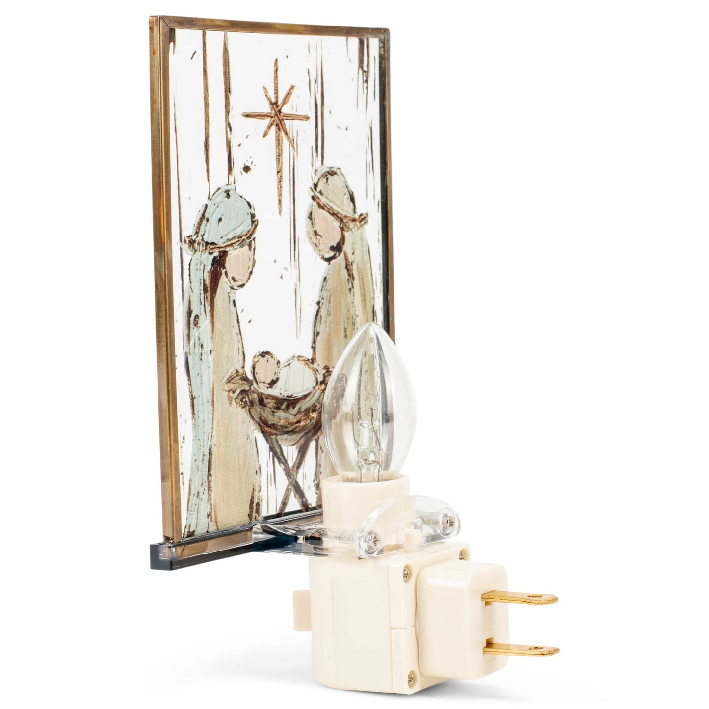 RAZ Imports 2021 Oh Holy Night 6.25-inch Holy Family Night Light