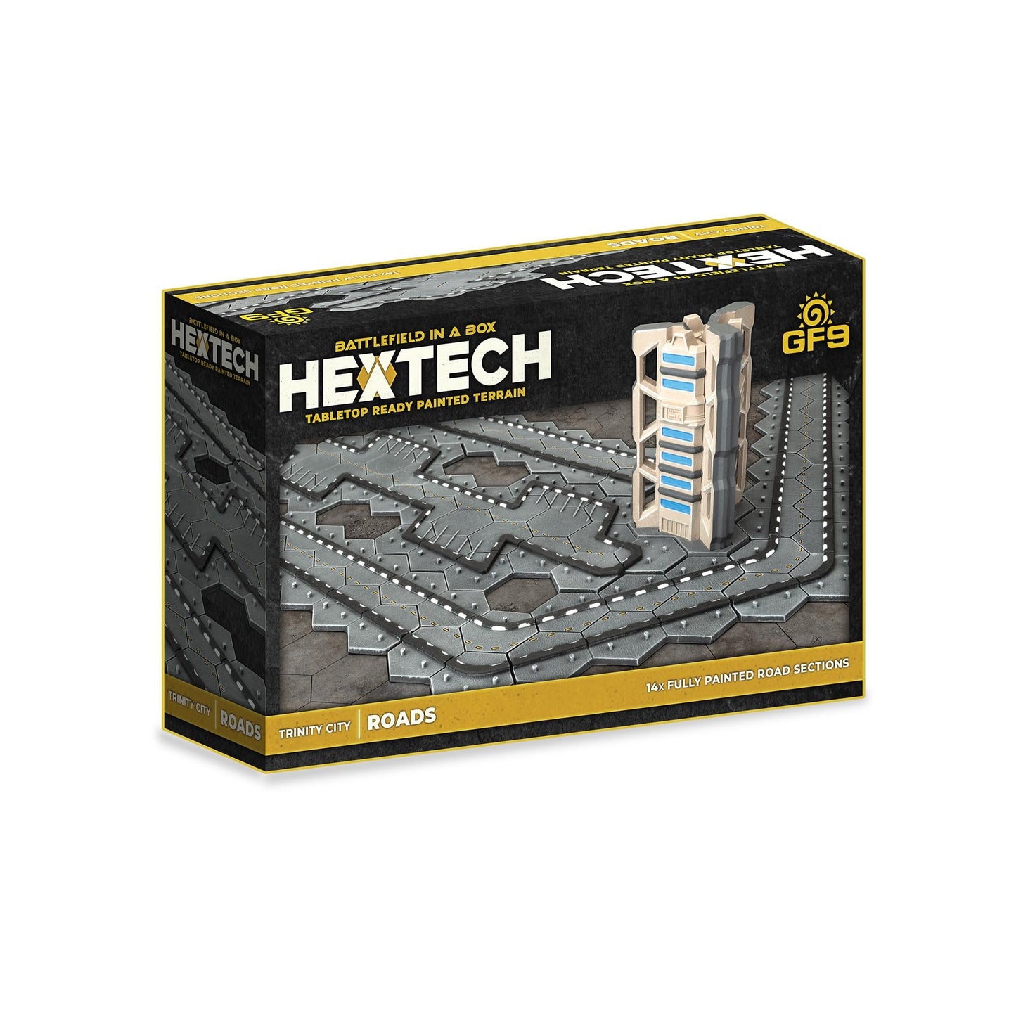 Gale Force Nine Hextech Trinity City Road Intersections (x20), HEXT19