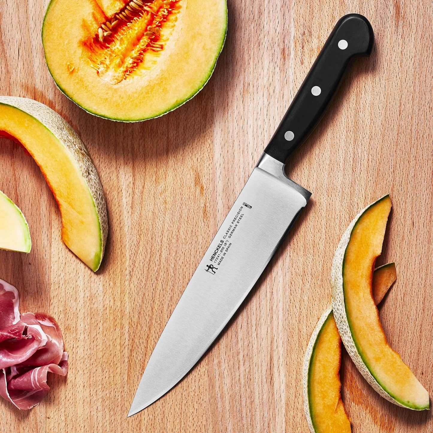 HENCKELS Classic Precision Razor-Sharp 8-inch Chef Knife, German Engineered Informed by 100+ Years of Mastery