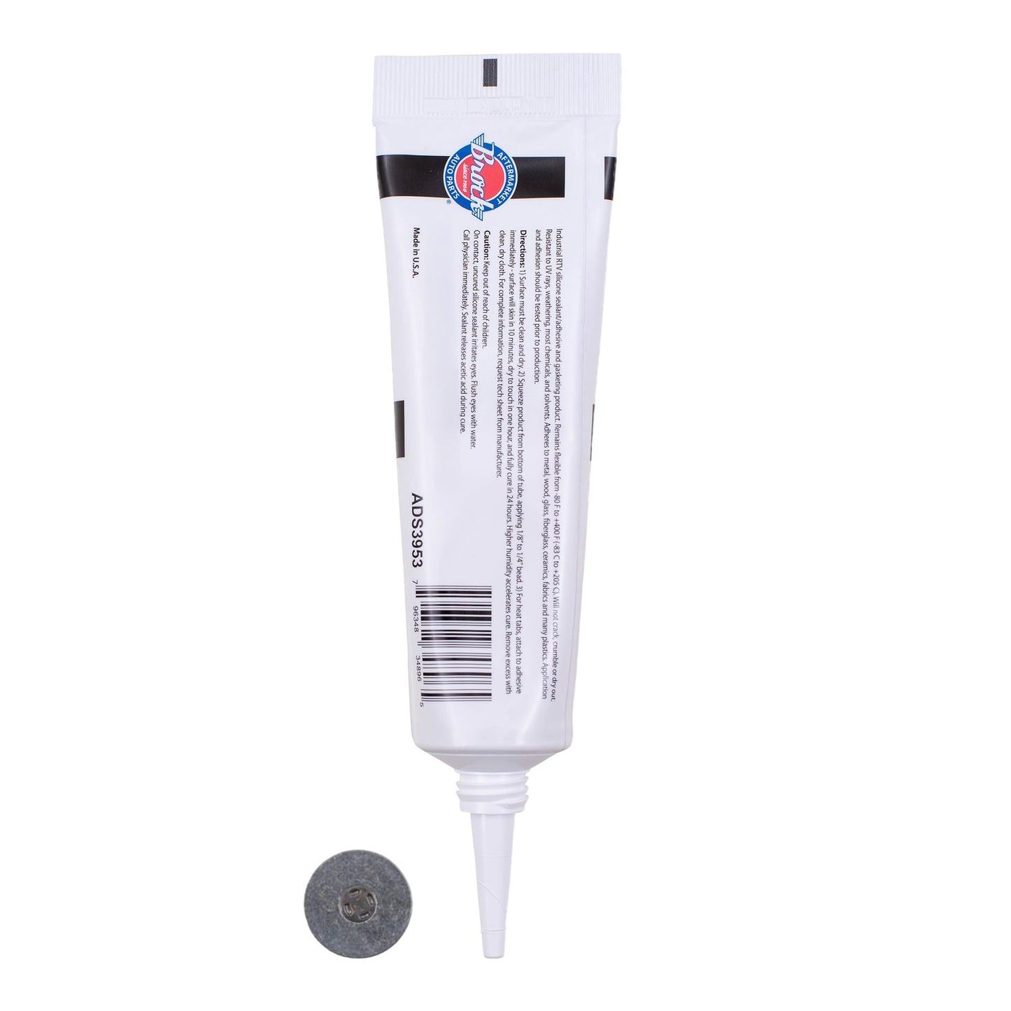 Brock Gasoline/Petrol Engine Heat Tabs with High Heat Adhesive - Guaranteed Accurate - Center Melts At Approximately 260F/126C -100 Heat Tabs Per Tube