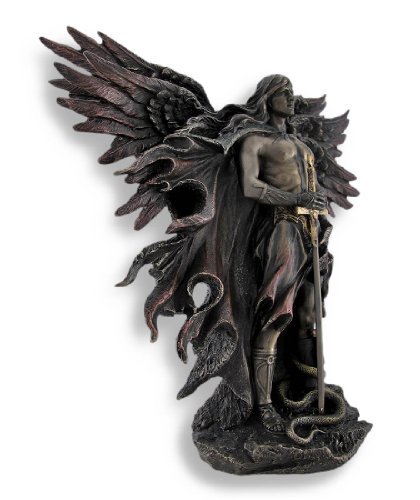 Veronese Design 11 Inch Six Winged Seraphim Angel Cold Cast Resin Bronze Finish Religious Statue
