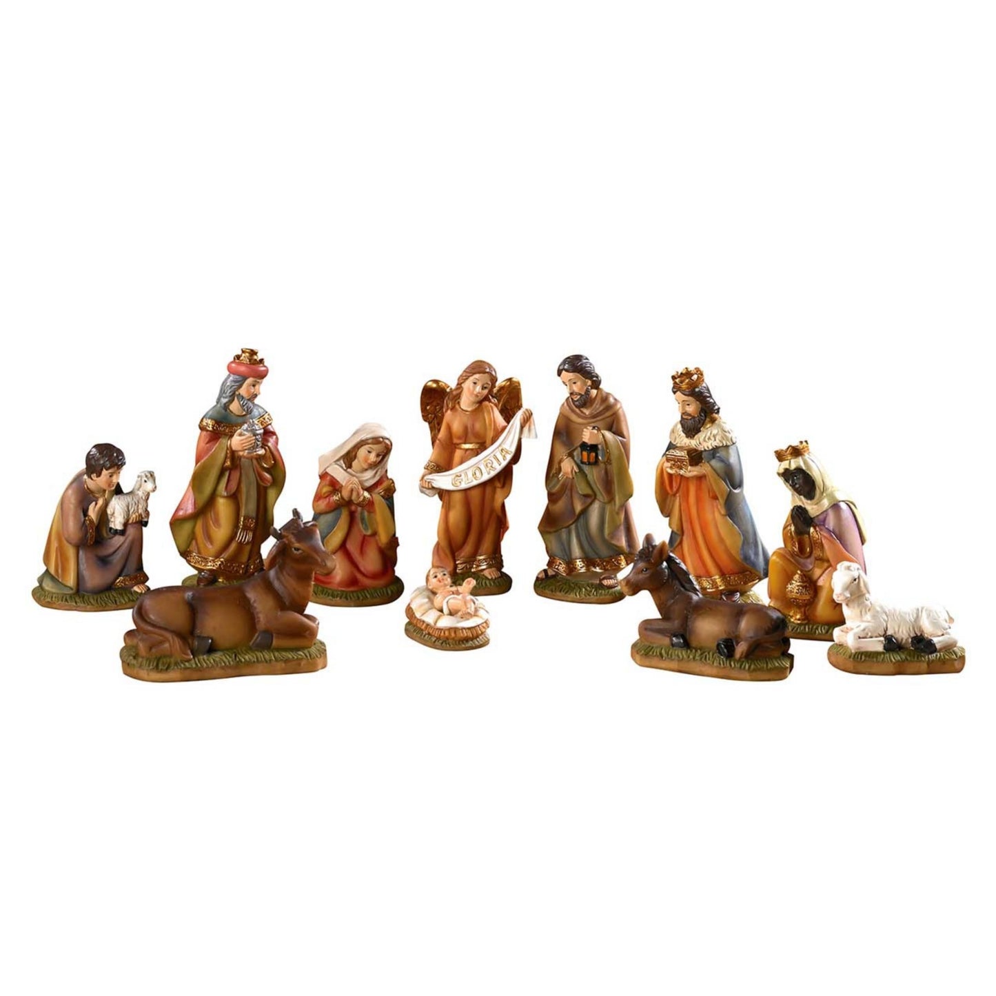 Christian Brands Hand Painted Nativity Scene